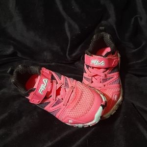 Toddler girl size 10 Fila running shoes